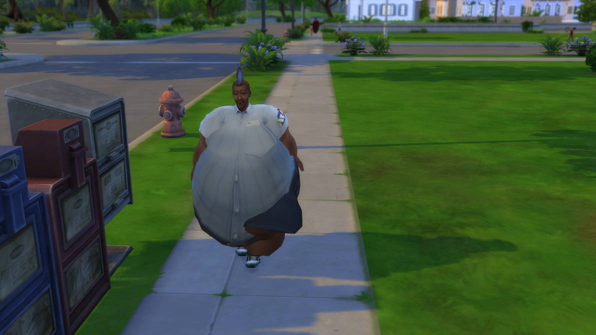 Sims Mailman Sims 4 PC - Town Mailman by Beast72 on DeviantArt