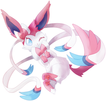 Sylveon testing art