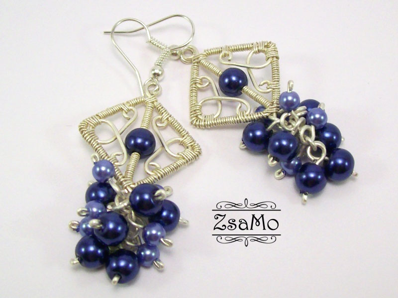 Blueberry Earrings