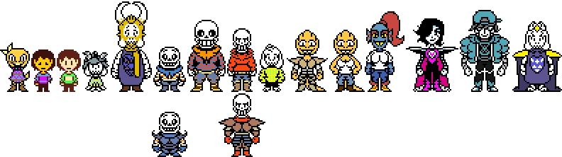 Normal Sans and Underswap Sans dialogue sprites by iGretz on