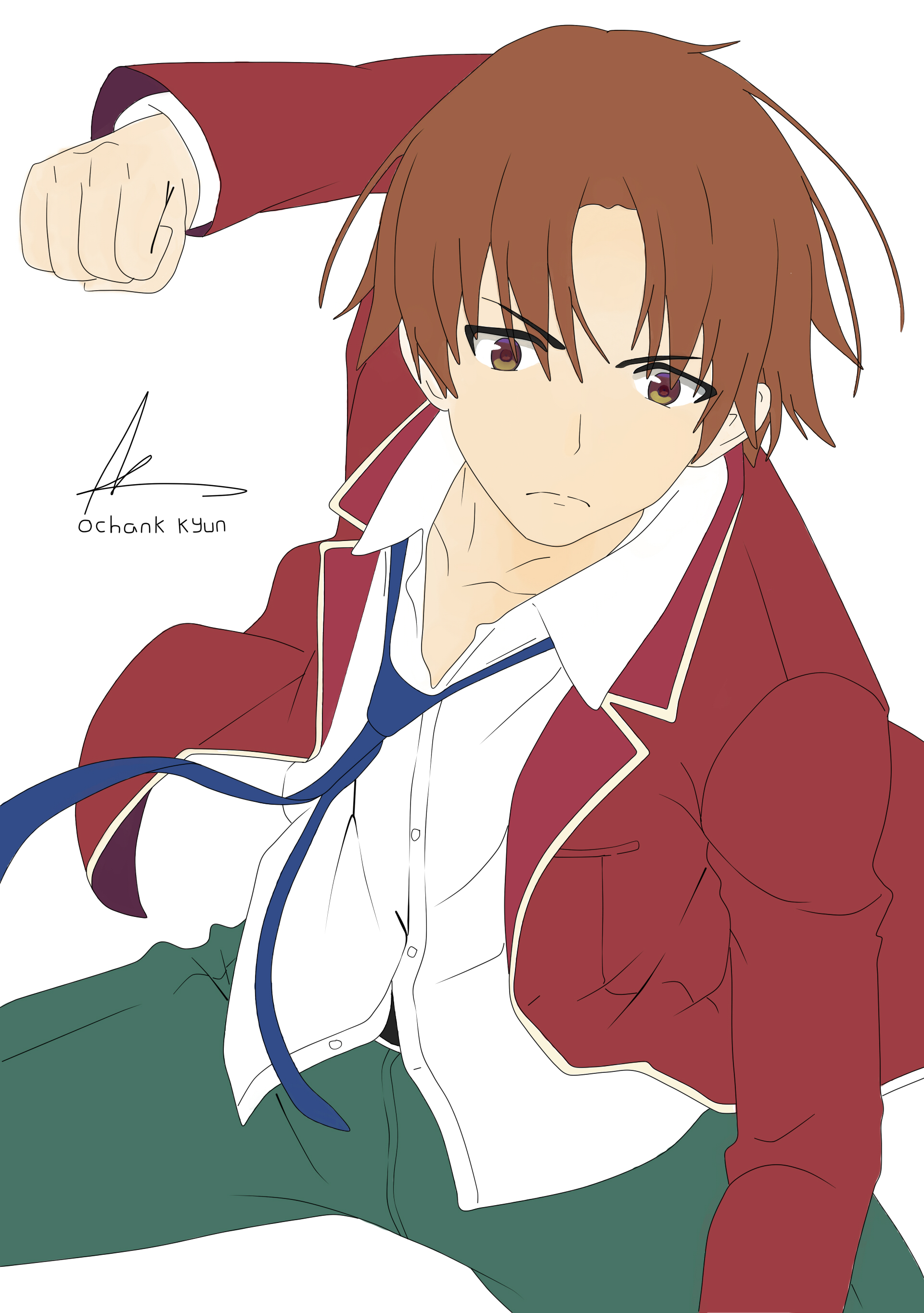 Ayanokoji Kiyotaka Fanart by scarletzx11 on DeviantArt