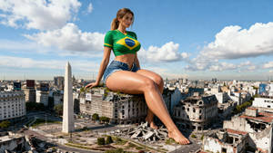 Brazilian Giantess | Crushing Buenos Aires