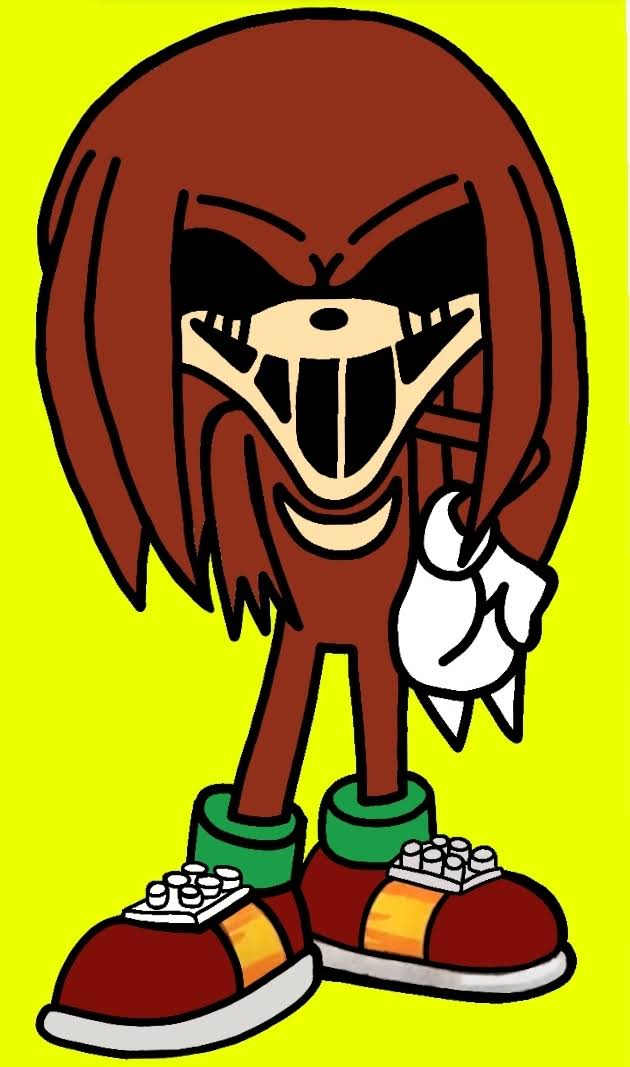 KNUCKLES EXE (2) by DarlyCatmake on DeviantArt