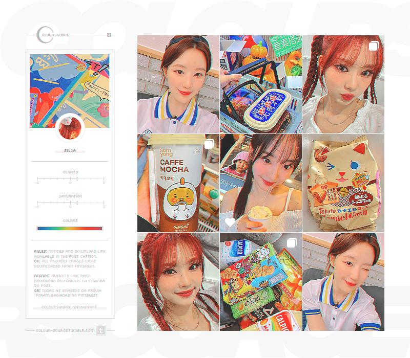 Selca Pattern SELCA, psd coloring @coloursource by coloursource on DeviantArt