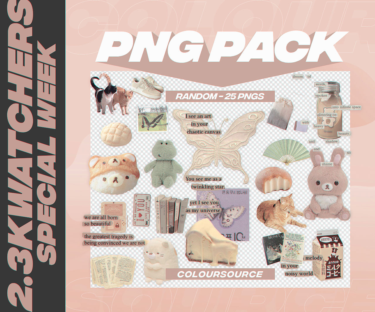 RANDOM png pack, SPECIAL WEEK @coloursource by coloursource on DeviantArt