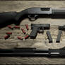 Handguns and Shotguns Unreal 4 render.