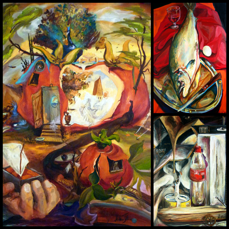 Still life collage