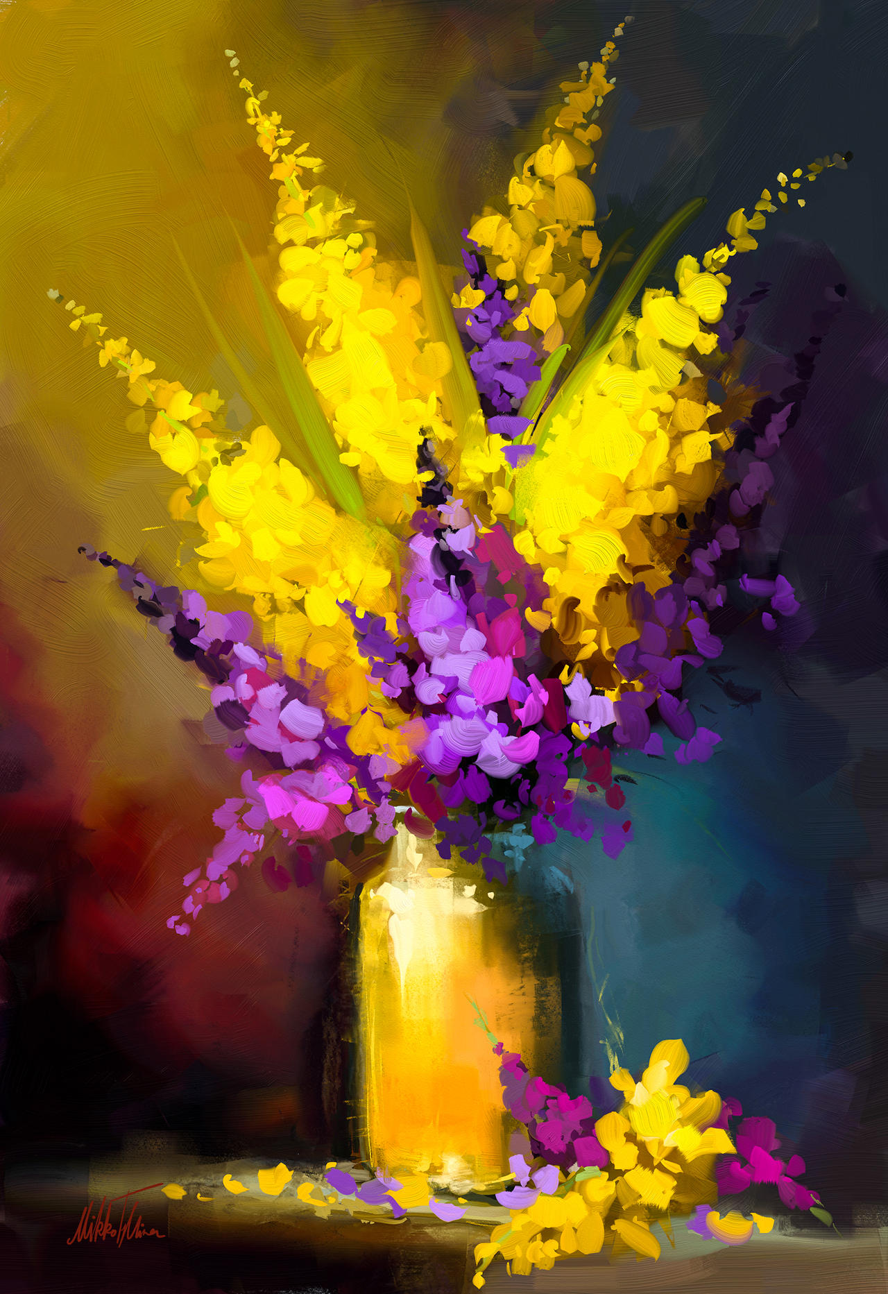 Colorful spring still life by Mishelangello on DeviantArt