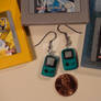 Gameboy Color Earrings - Turquoise