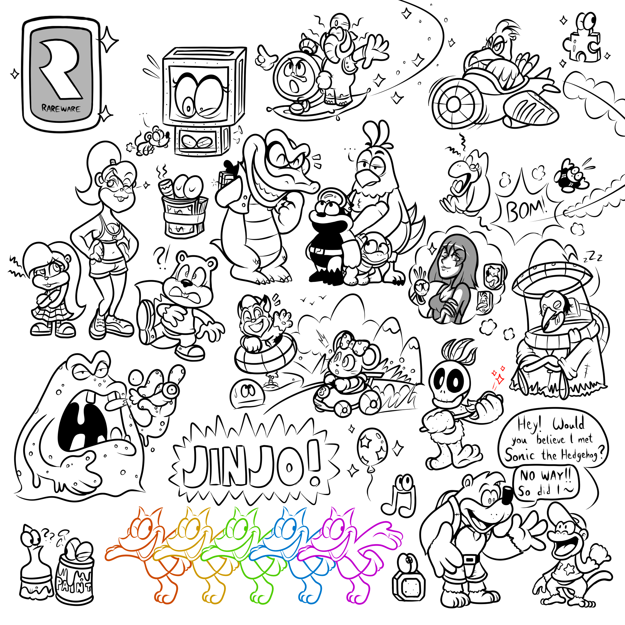 Rareware Doodle Dump