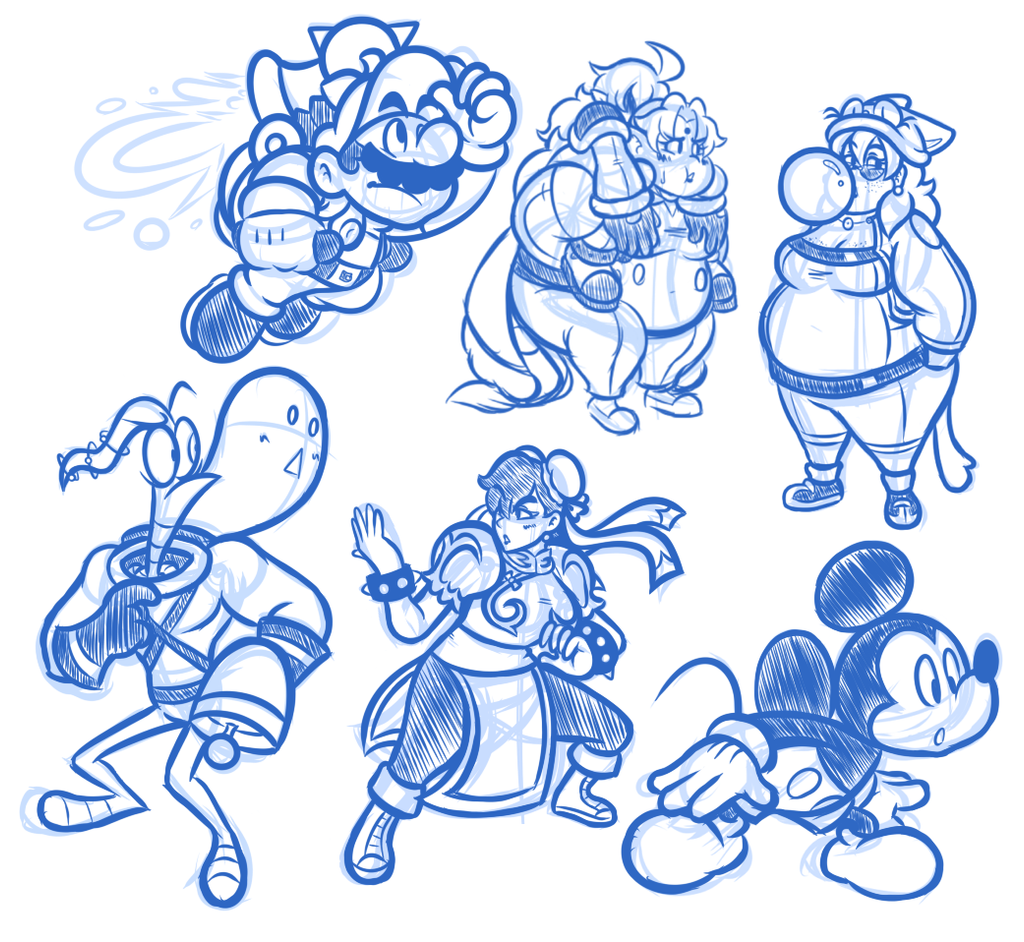 Some More Character Sketches