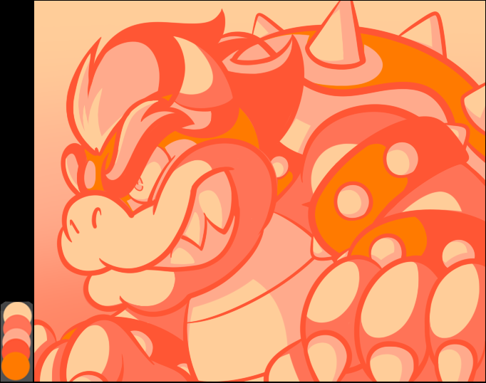 Tumblr Color Meme - Palette #33 - Bowser