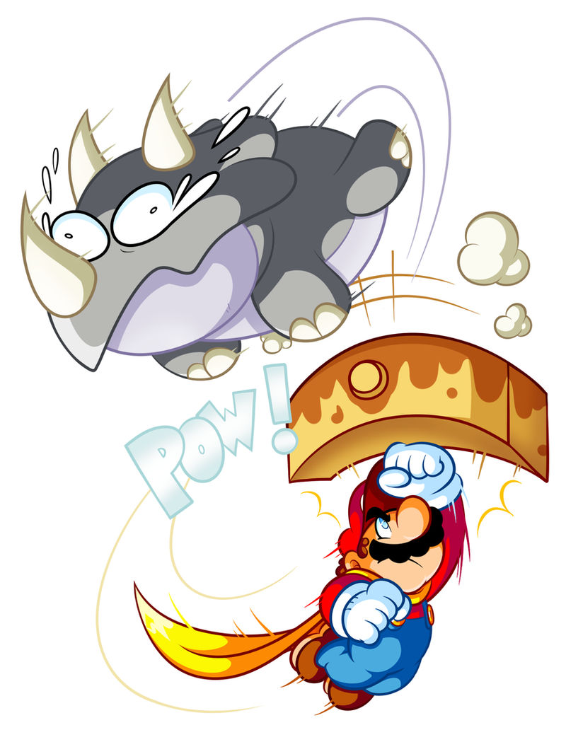 Commission - Mario vs Reznor by JamesTheReggie on DeviantArt