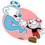 Cuphead and Mugman