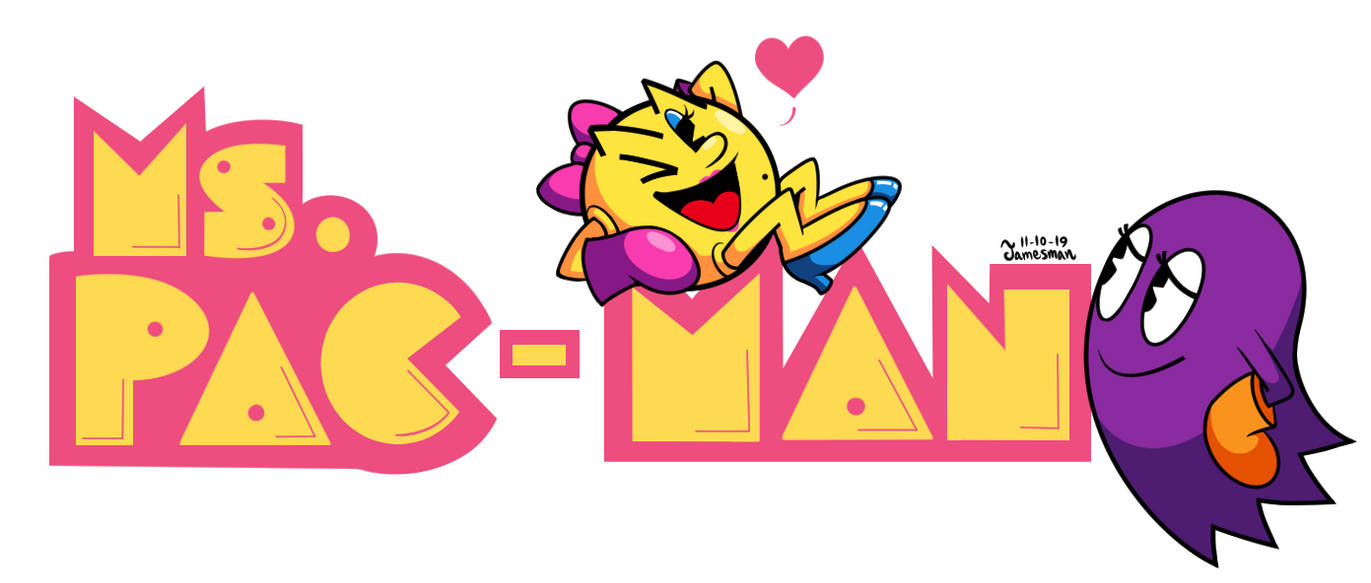 Ms. Pac-Man by JamesTheReggie on DeviantArt