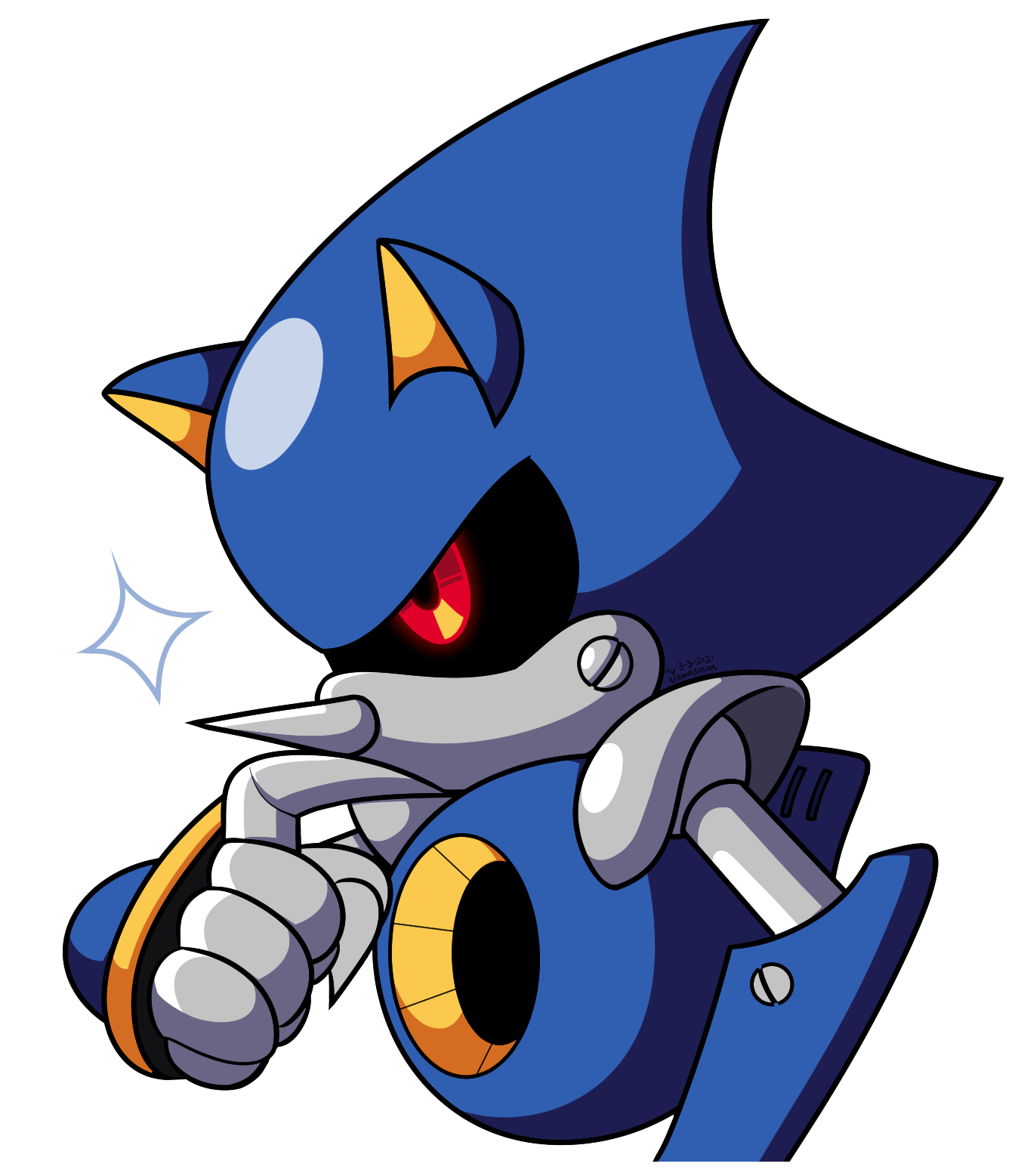 Metal Sonic by JamesTheReggie on DeviantArt