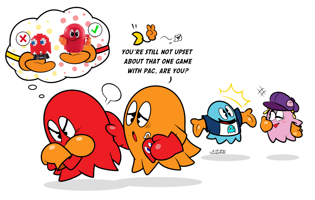 Ghosts of Pac-Man by JamesTheReggie on DeviantArt