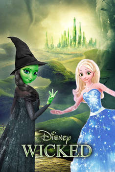 Disney WICKED the musical ADAPTION POSTER