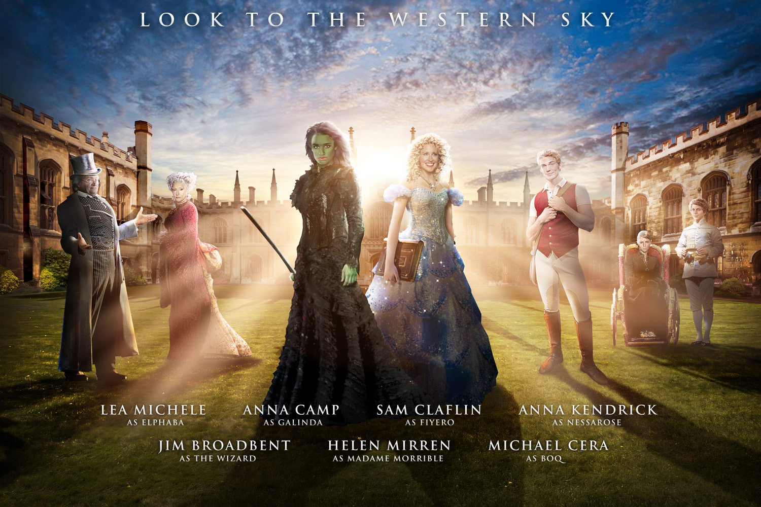 WICKED THE MOVIE POSTER/BANNER