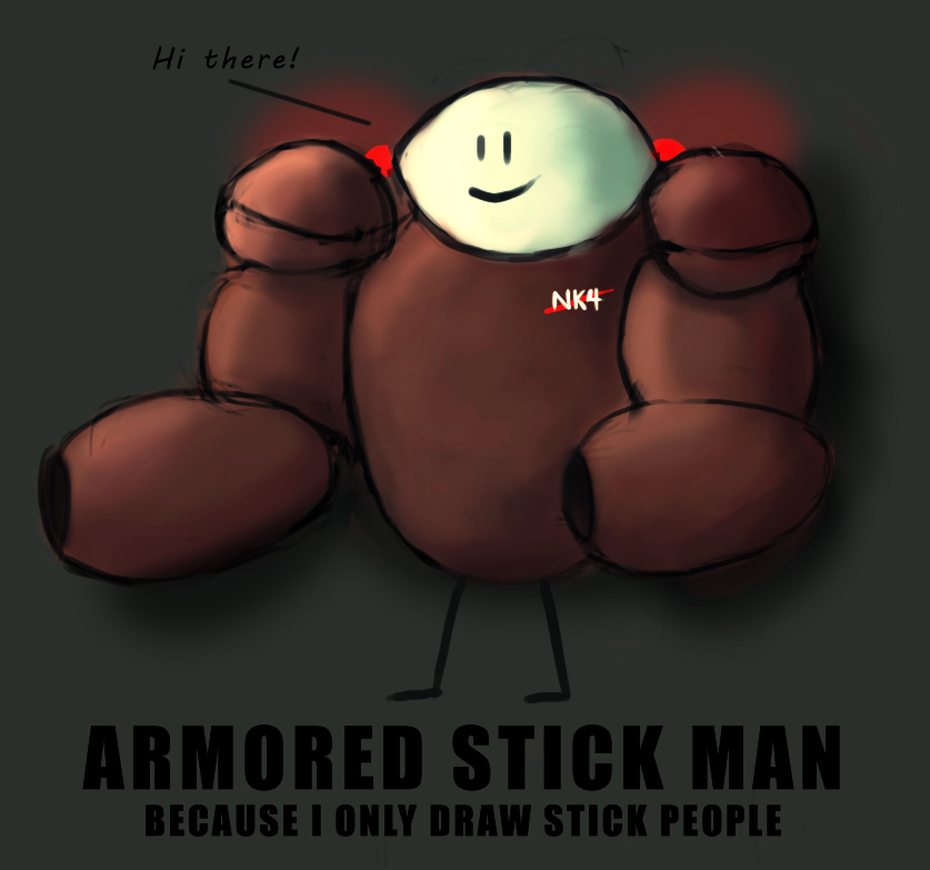 Armored Stick Man