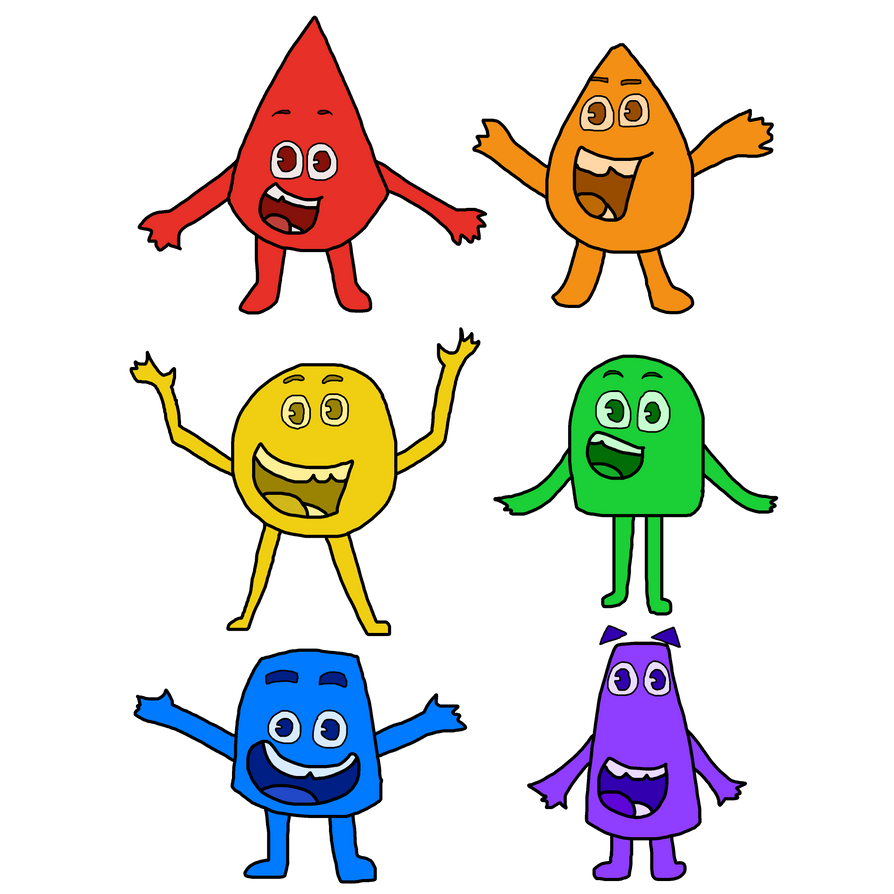 Meet The Colourblocks by DiamondCute99 on DeviantArt