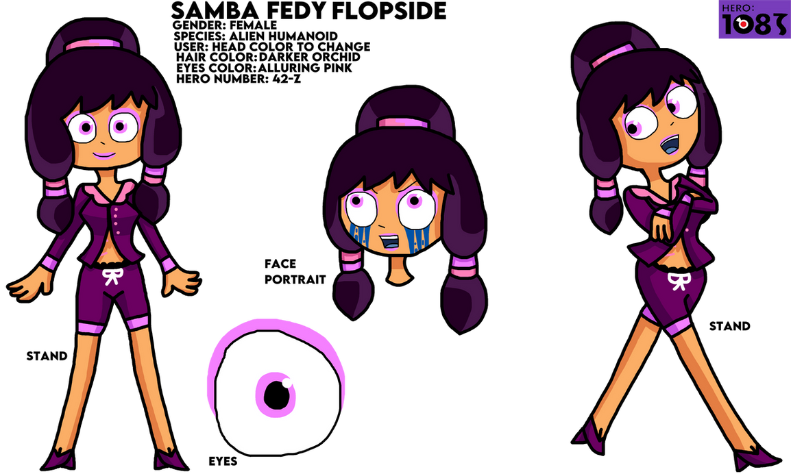 Fedy Samba Fedy Flopside Of Hero 108 Oc by DiamondCute99 on DeviantArt