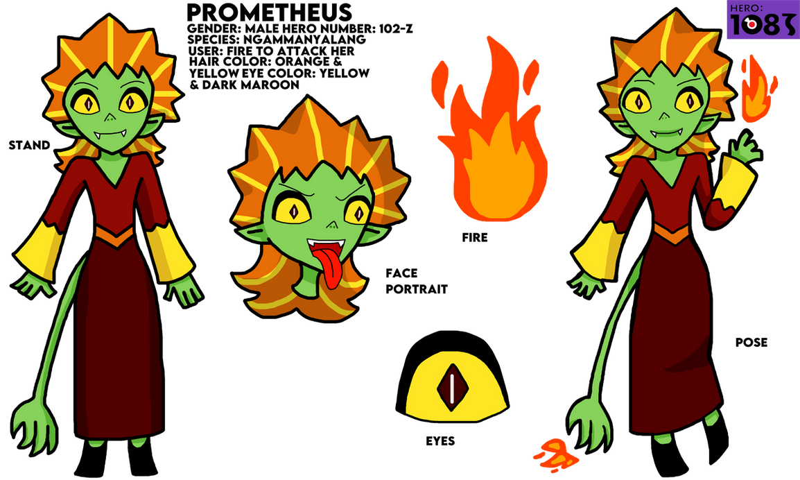 Prometheus Of Hero 108 Oc Character Profile by DiamondCute99 on DeviantArt