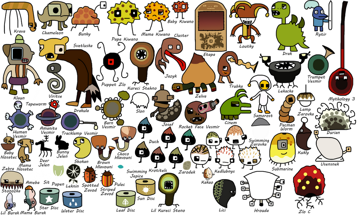 Botanicula All Creatures Part 4 by DiamondCute99 on DeviantArt