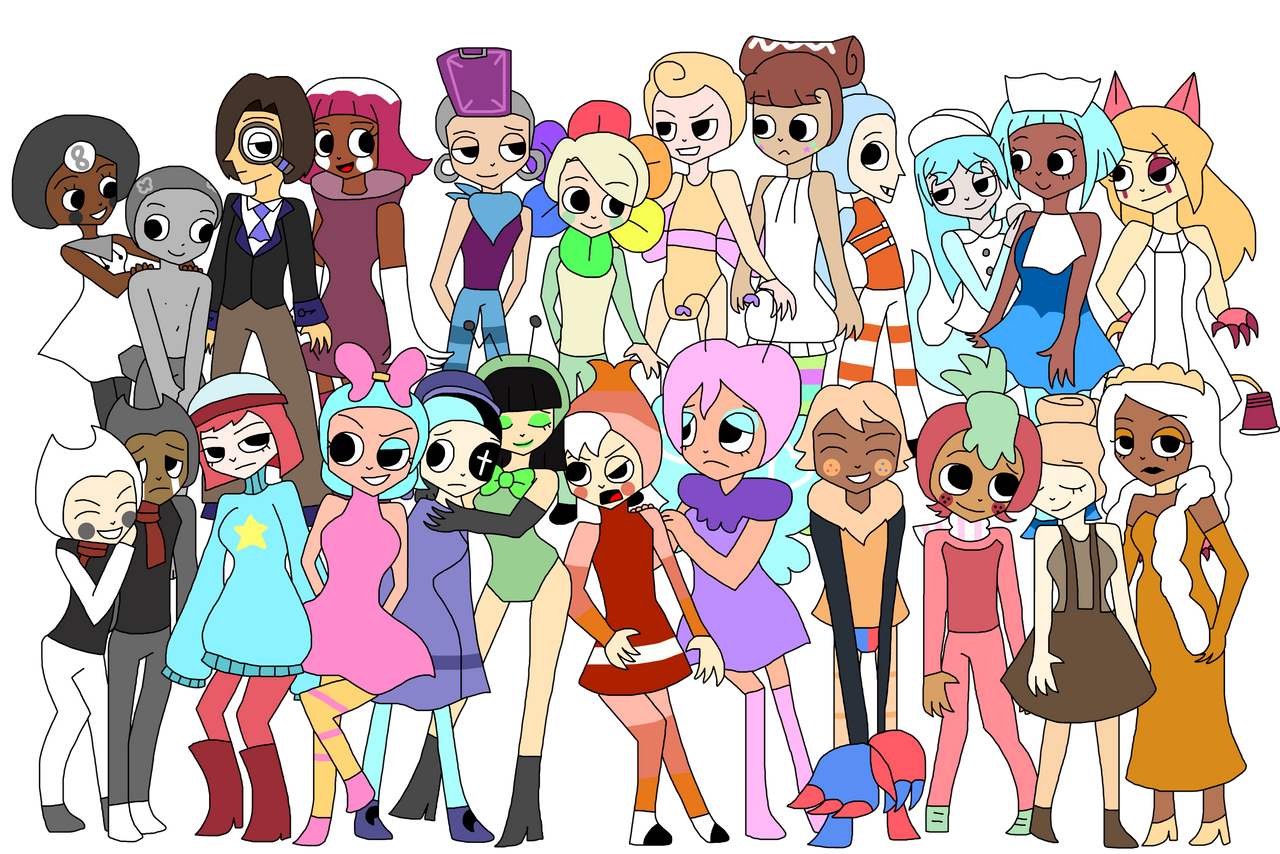 Human Group Of Dandys World by DiamondCute99 on DeviantArt