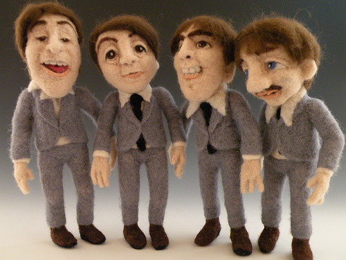 The Beatles - Needle Felted