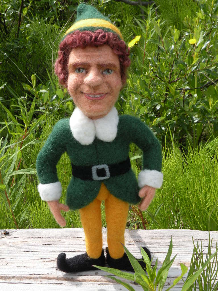 Will Ferrell Elf Needle Felted