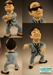 Felting Gangnam Style