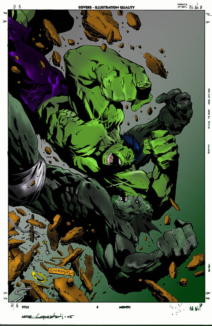 HULK DESTRUCTION COLORED