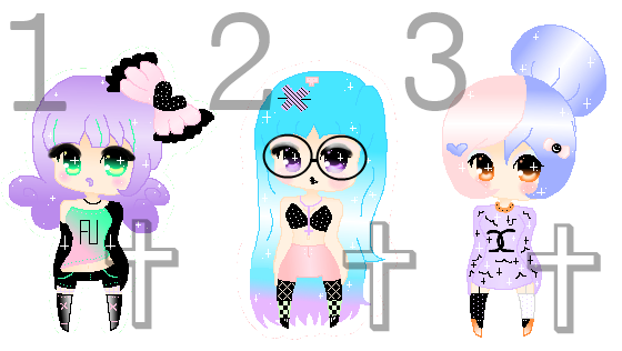 Pixel Gothic Pastel Adoptables  (CLOSED) (3/3)