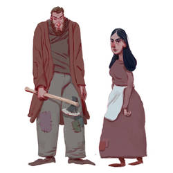 The Woodsman and his stepwife.