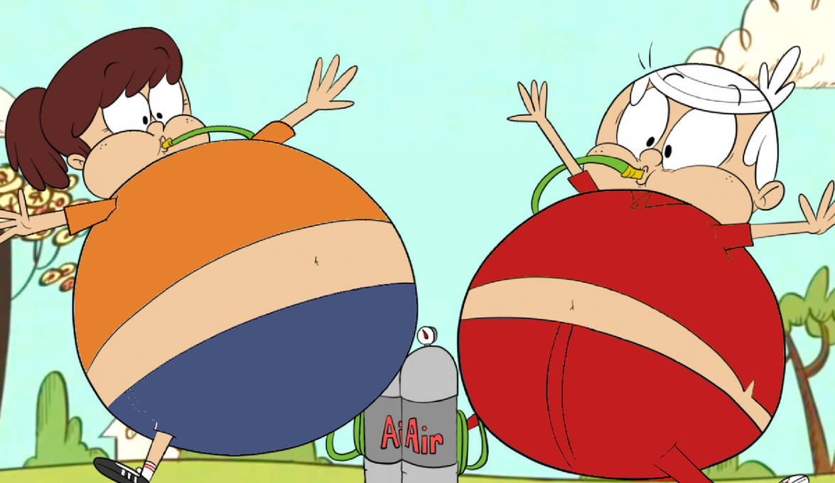 Rapunzel Inflation Lynn And Lincoln Inflation (Thier Clothes Swapped) by JaydenSkeens on ...