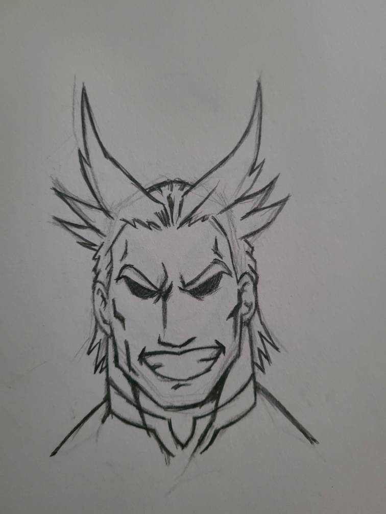 ALL MIGHT Sketch By Victorleplusfort On DeviantArt all-might-sketch-by-victorleplusfort-on-deviantart