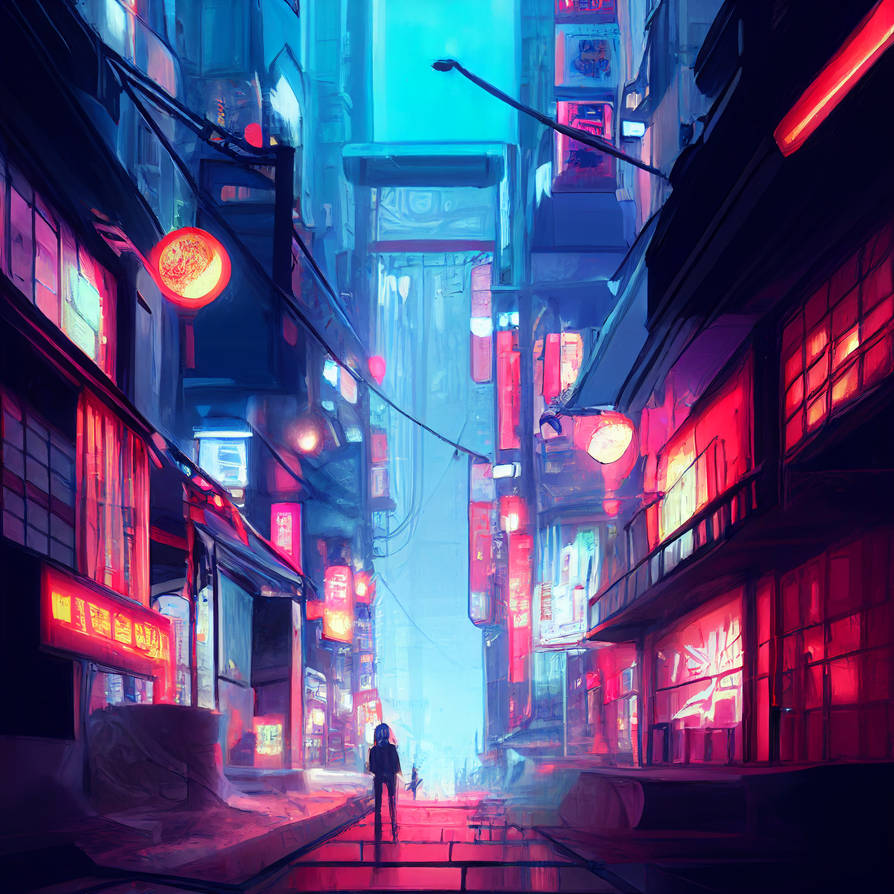 Concept Art Of A Cyberpunk Street In Tokyo By Synthography On DeviantArt concept-art-of-a-cyberpunk-street-in-tokyo-by-synthography-on-deviantart
