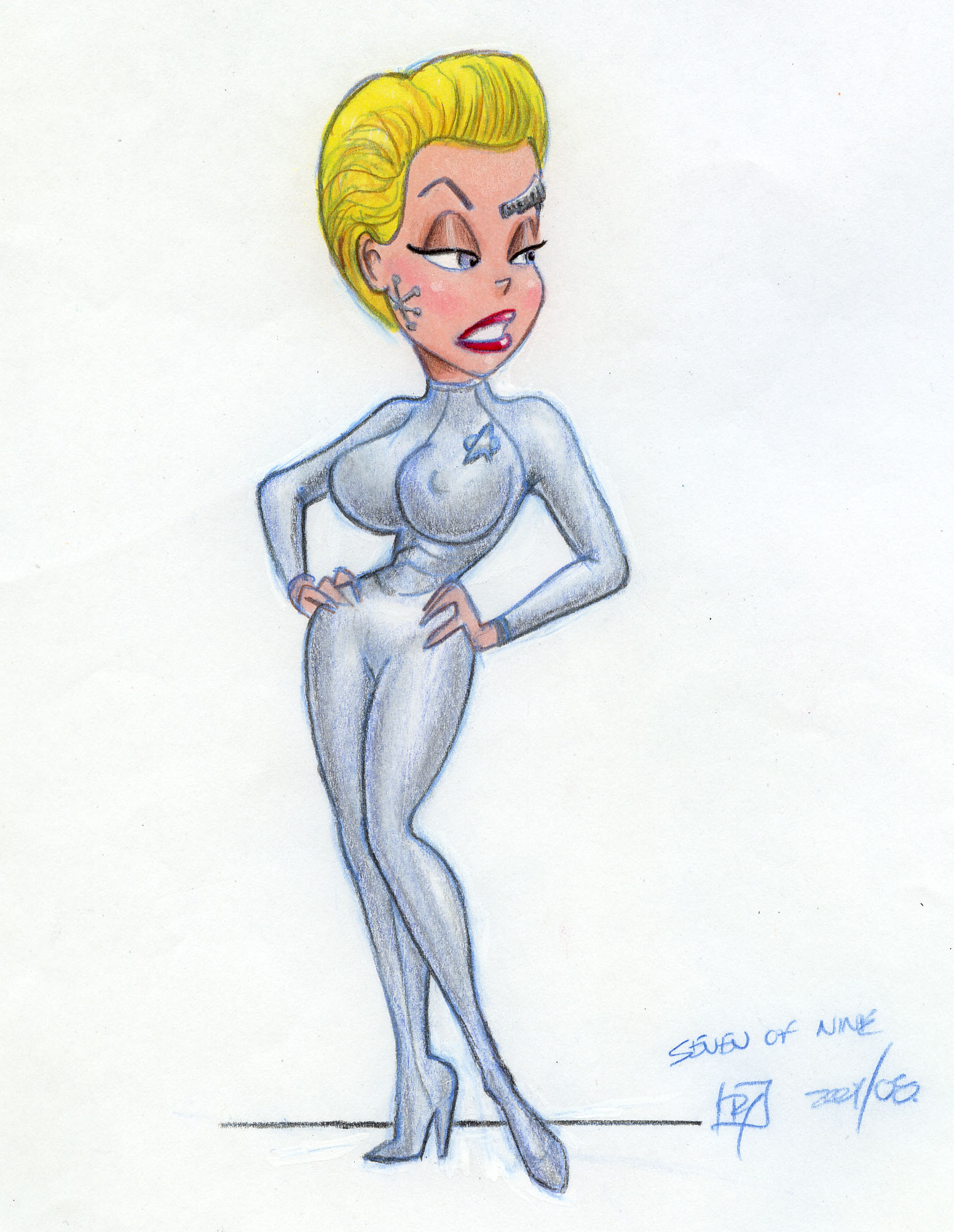 Seven of Nine design study