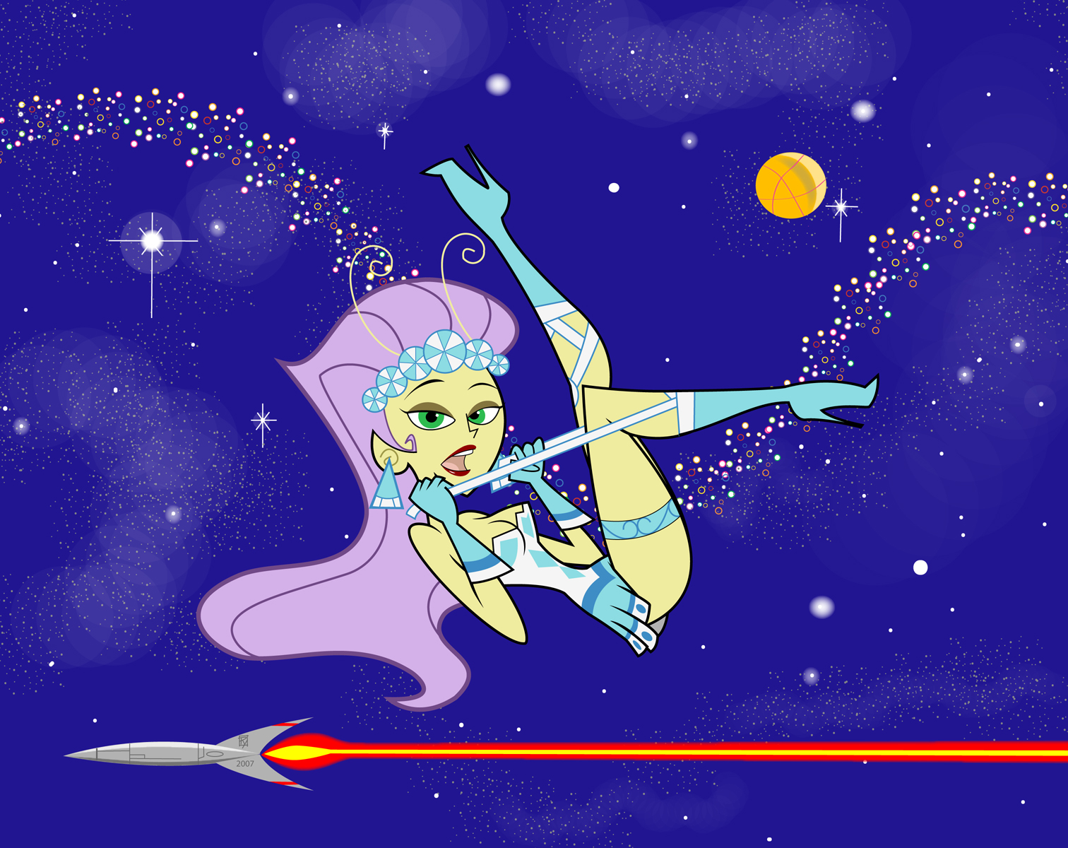 Uber Spacebabe Mandie