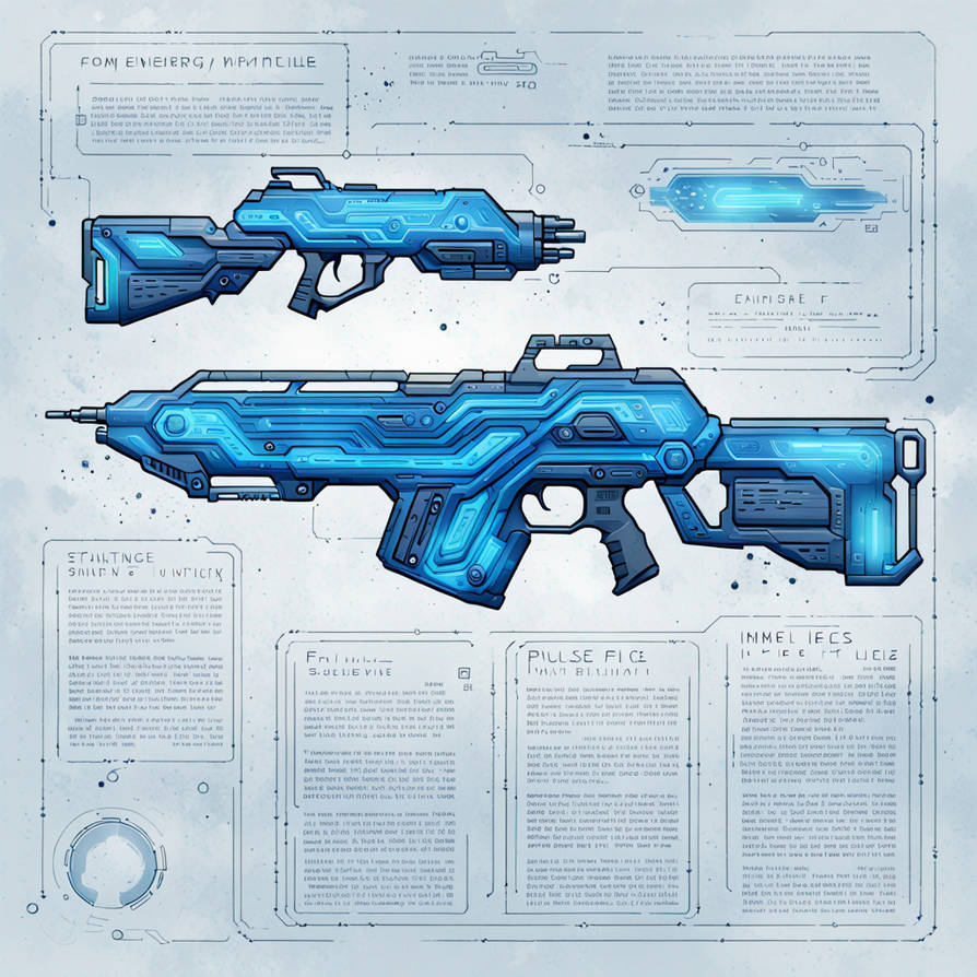 Pulse Rifle Texture Hl2 Layout High Energy Pulse Rifle V.2 by Mattinthehatcreation on DeviantArt