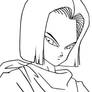 Android 17 lineart