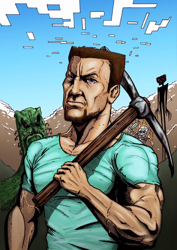 Steve Perry Minecraft Minecraft Steve by AlReid HaywireVisions by HaywireVisions on DeviantArt