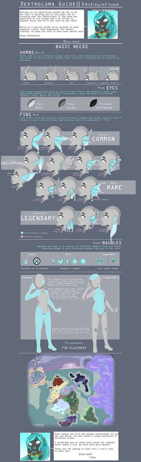 DEXTROLUMA: SPECIES GUIDE *NEW* by Lunathyst DEXTROLUMA: SPECIES GUIDE *NEW* by Lunathyst