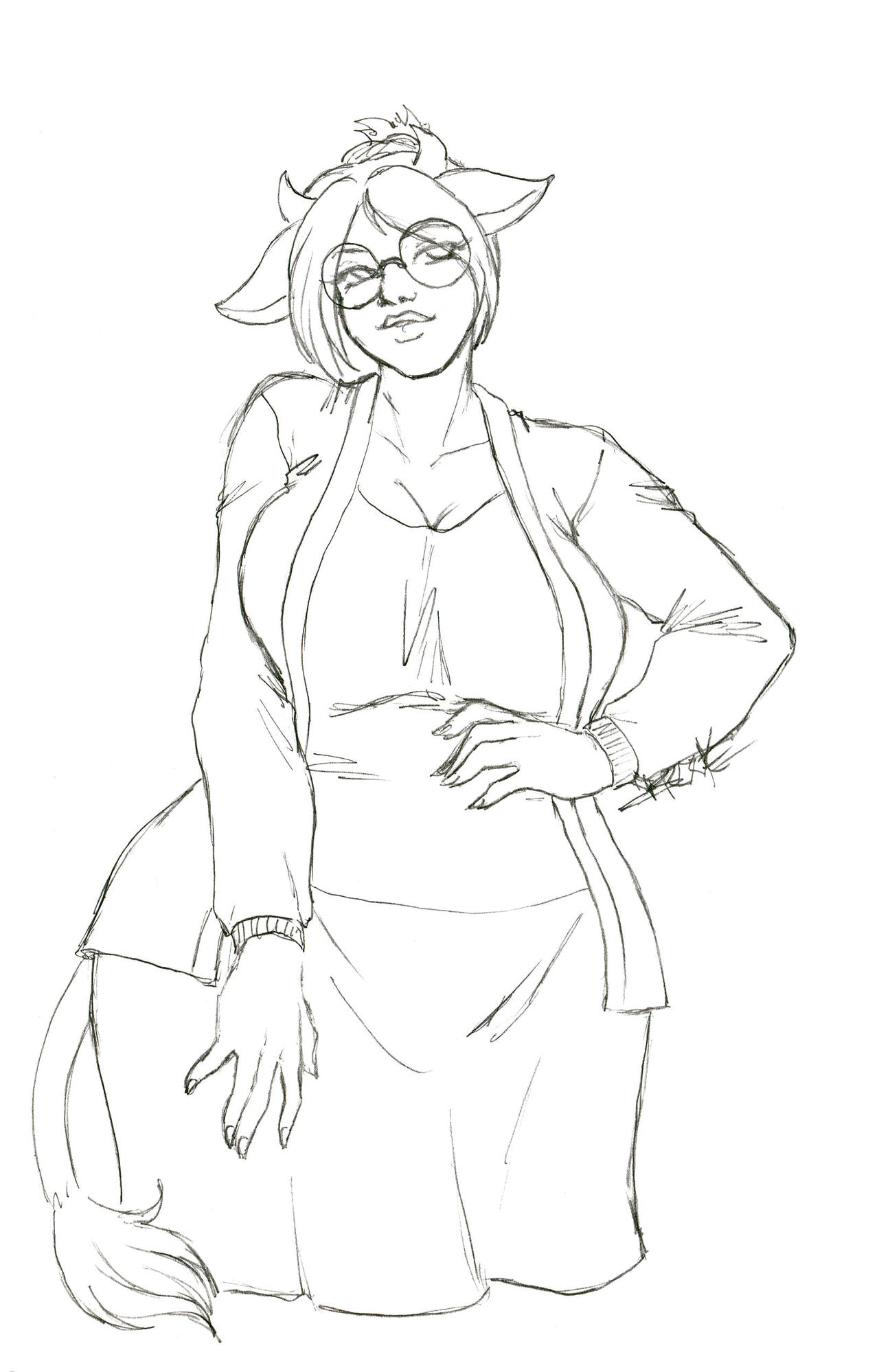 Patreon Sketch Reward - Astrid