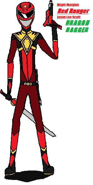 Red Ranger Dragon Dagger by shadowredrobin123 on DeviantArt
