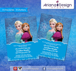 Invitacion Frozen - Invitation - Card