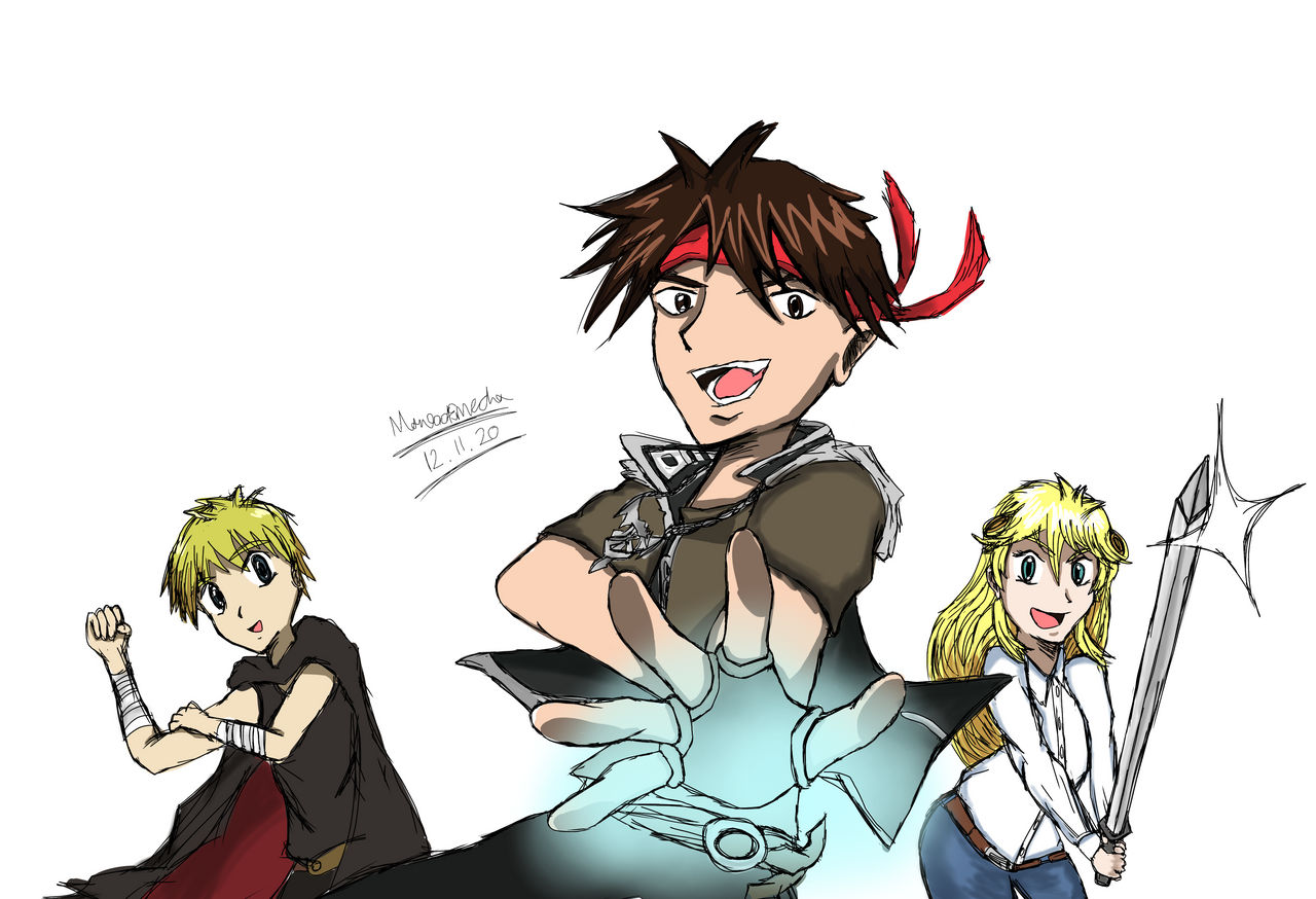 Orphen With Cleo And Majic By Mdangioh On Deviantart