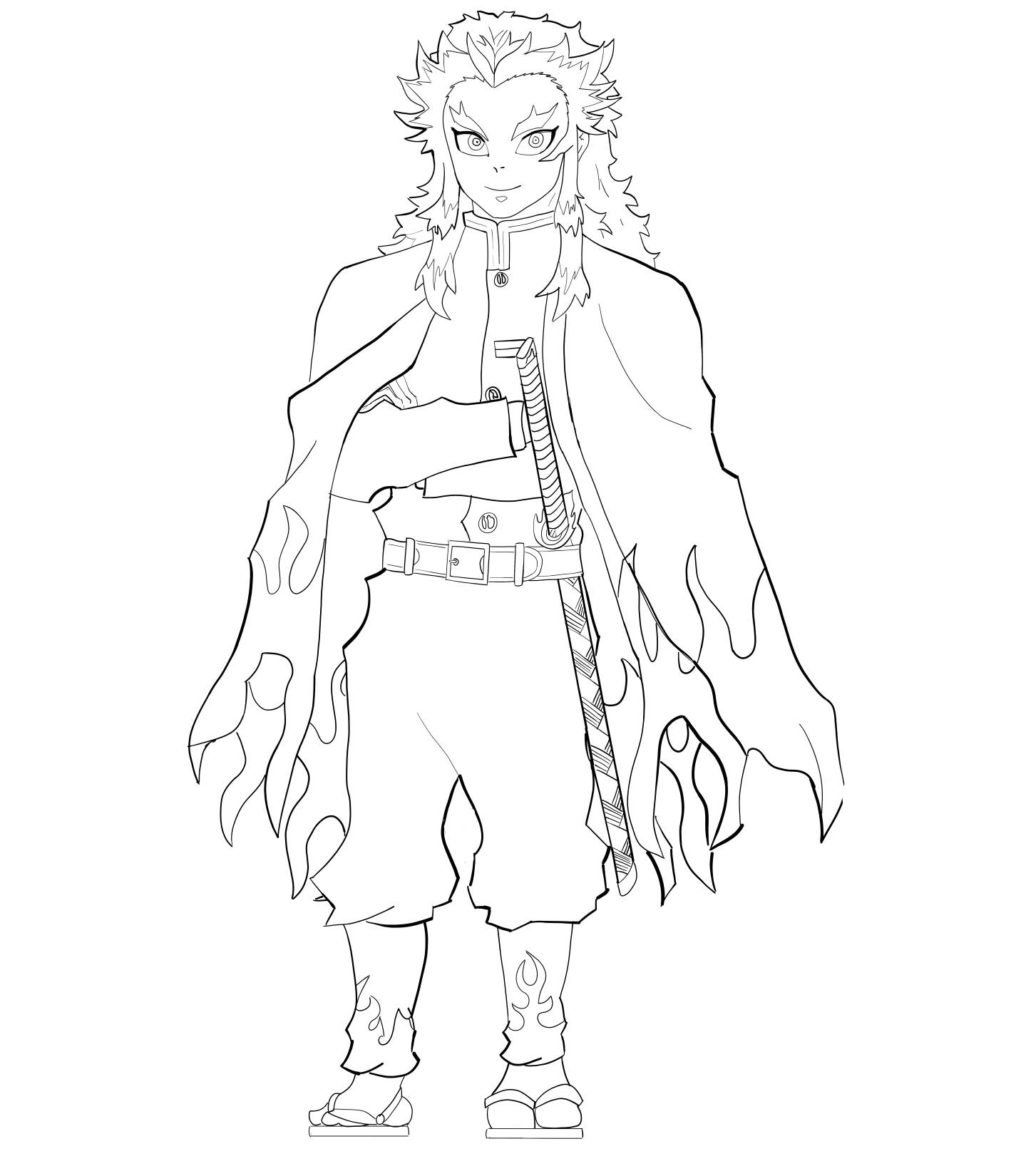 Demon Slayer Hashira Drawings Easy
