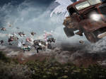 Flying Oldmobils by YBsilon